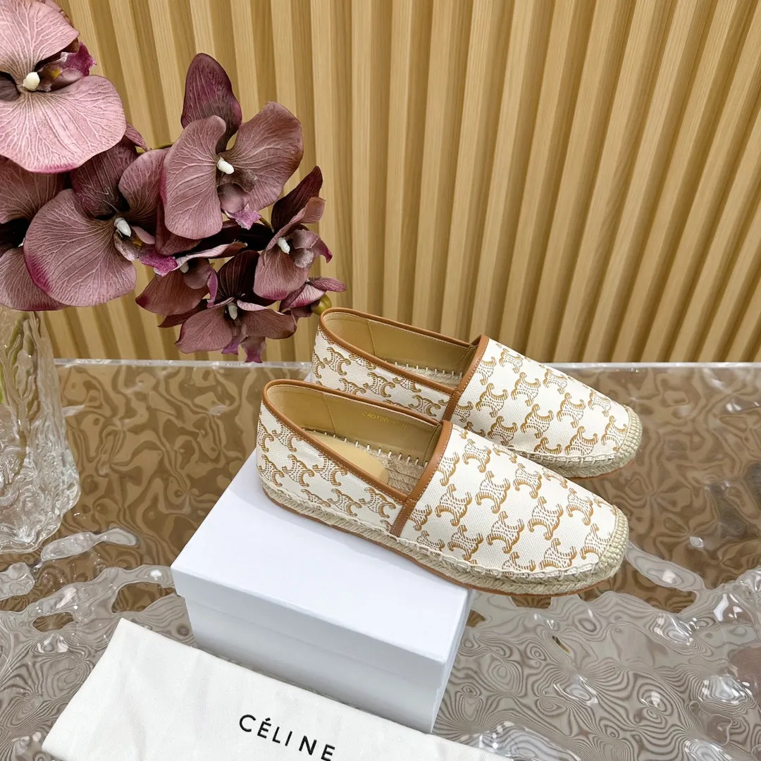 HIGHEST VERSION Celine CREAM FISHERMAN SHOES Oversized savings WHITE Product diversity