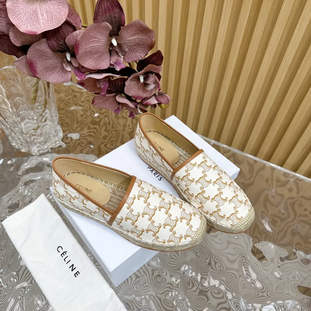 HIGHEST VERSION Celine CREAM FISHERMAN SHOES Oversized savings WHITE Product diversity