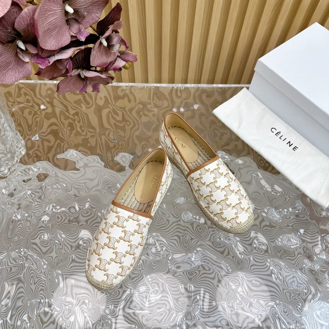 HIGHEST VERSION Celine CREAM FISHERMAN SHOES Oversized savings WHITE Product diversity