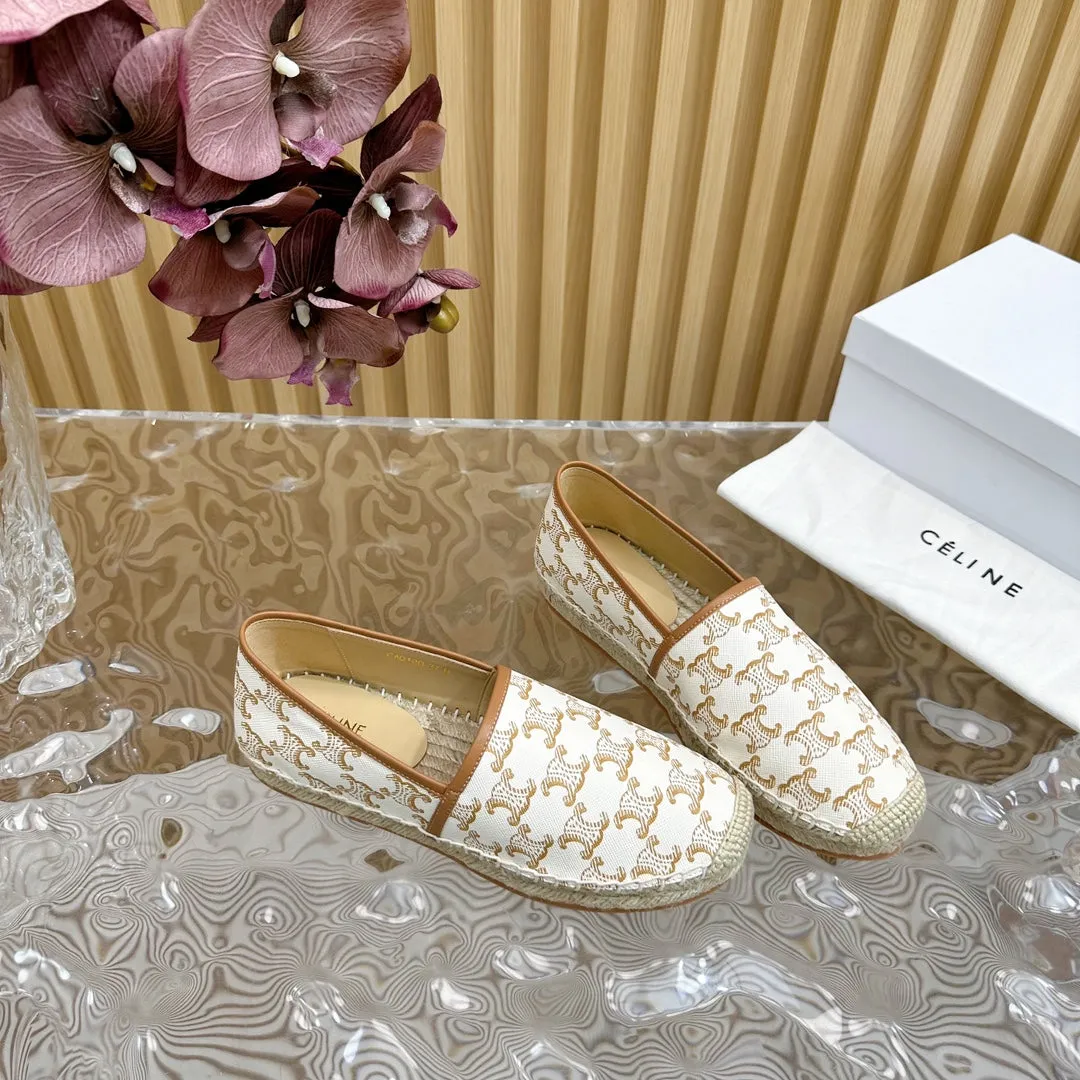 HIGHEST VERSION Celine CREAM FISHERMAN SHOES Oversized savings WHITE Product diversity