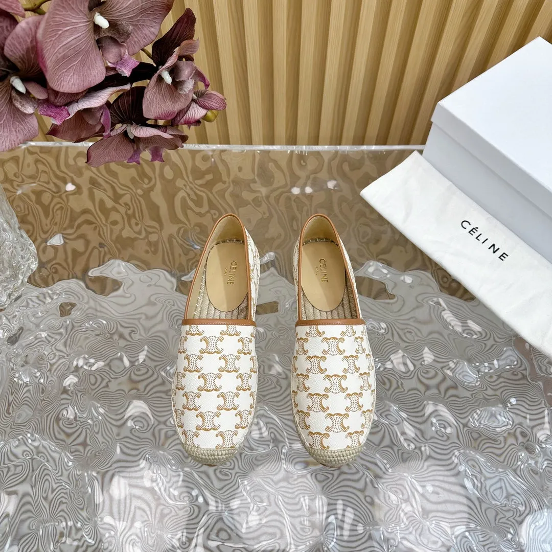 HIGHEST VERSION Celine CREAM FISHERMAN SHOES Oversized savings WHITE Product diversity