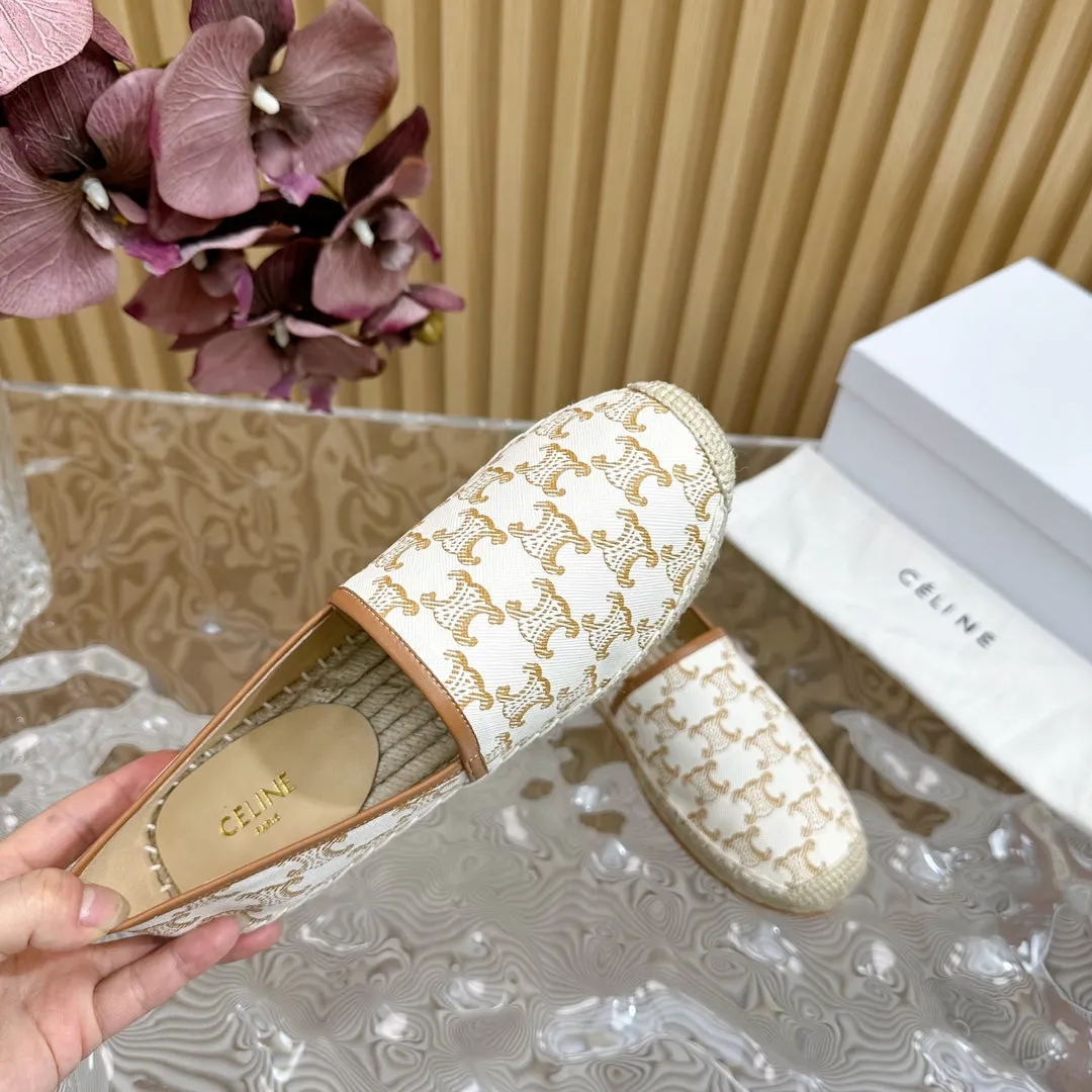 HIGHEST VERSION Celine CREAM FISHERMAN SHOES Oversized savings WHITE Product diversity
