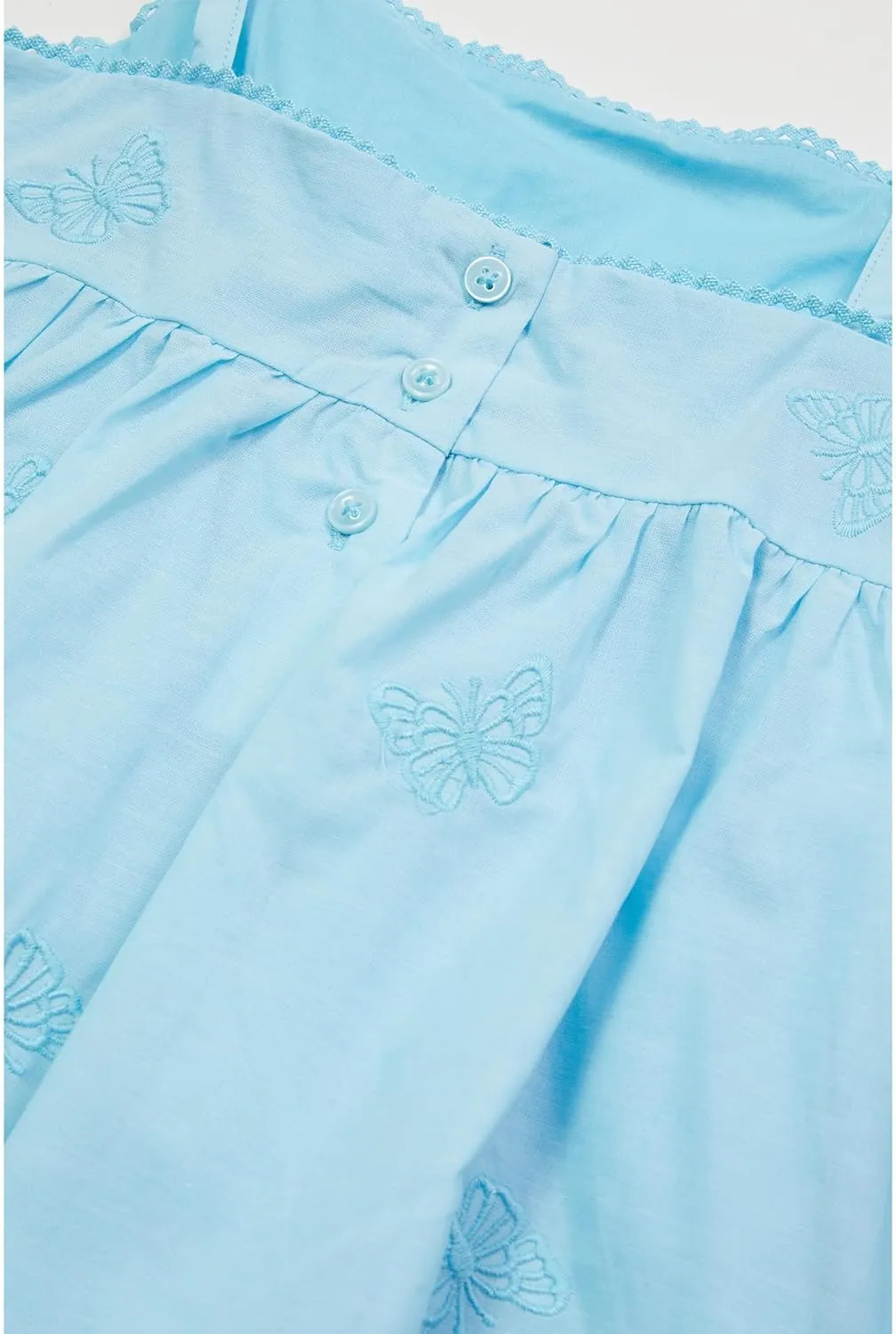 Janie and Jack Girls' Butterfly Embroidered Dress (Toddler/Little Big Kid)