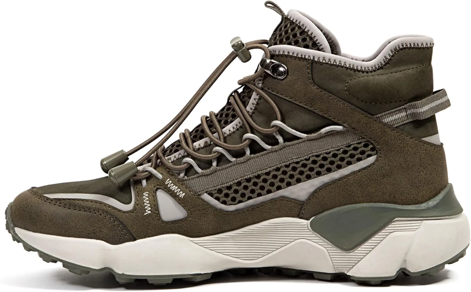 JBU Women's Gripper Mid Top Fashion Comfort Casual Sneaker