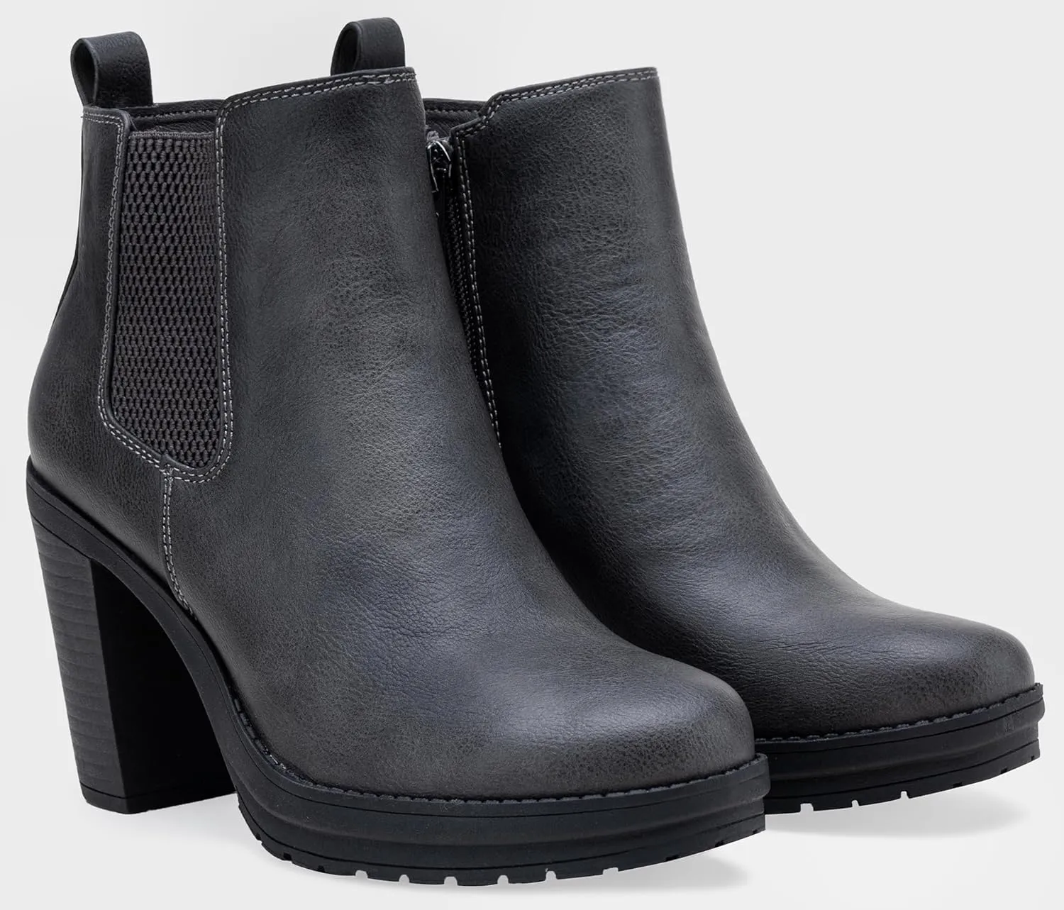 Jeossy Women's 9676 Ankle Booties Platform Chunky Heel Boots