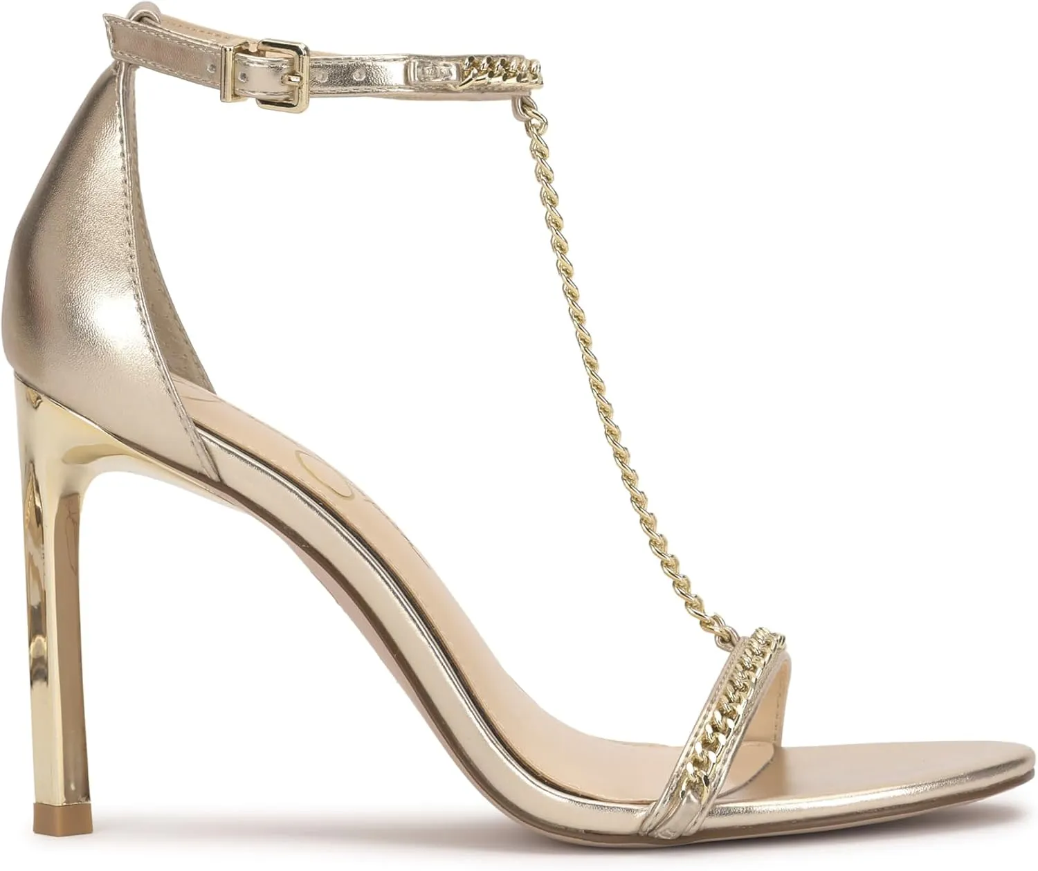 Jessica Simpson Womens Qiven Faux Leather Heels