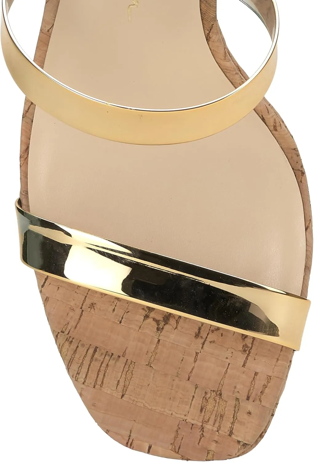 Jessica Simpson Womens Samhita Embellished Shimmer Platform Sandals