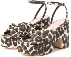 JORISTIMO Women's Chunky Platform Sandals Slingback Ankle Strappy Espadrille Wedges Sandals Open Round Toe Adjustable Buckle Sandals