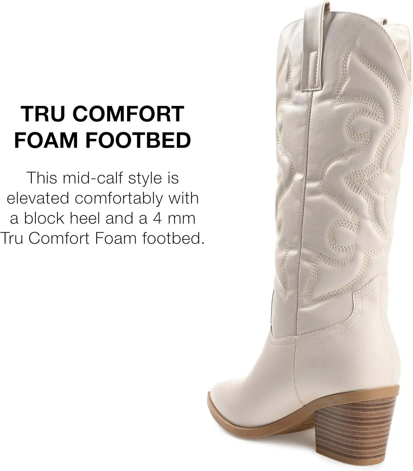 Journee Collection Women's Tru Comfort Foam Chantry Boot Western
