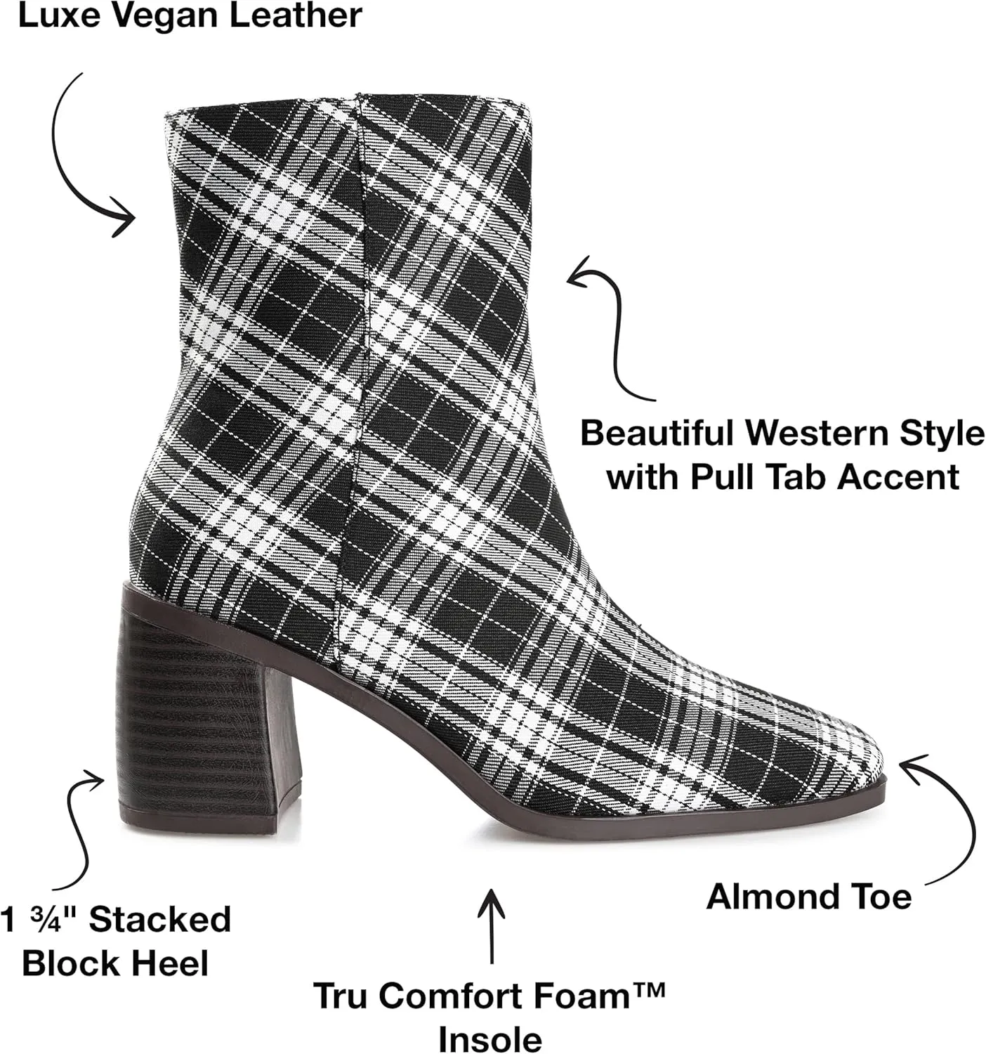 Journee Collection Women's Tru Comfort Foam Sloann Bootie Ankle Boot