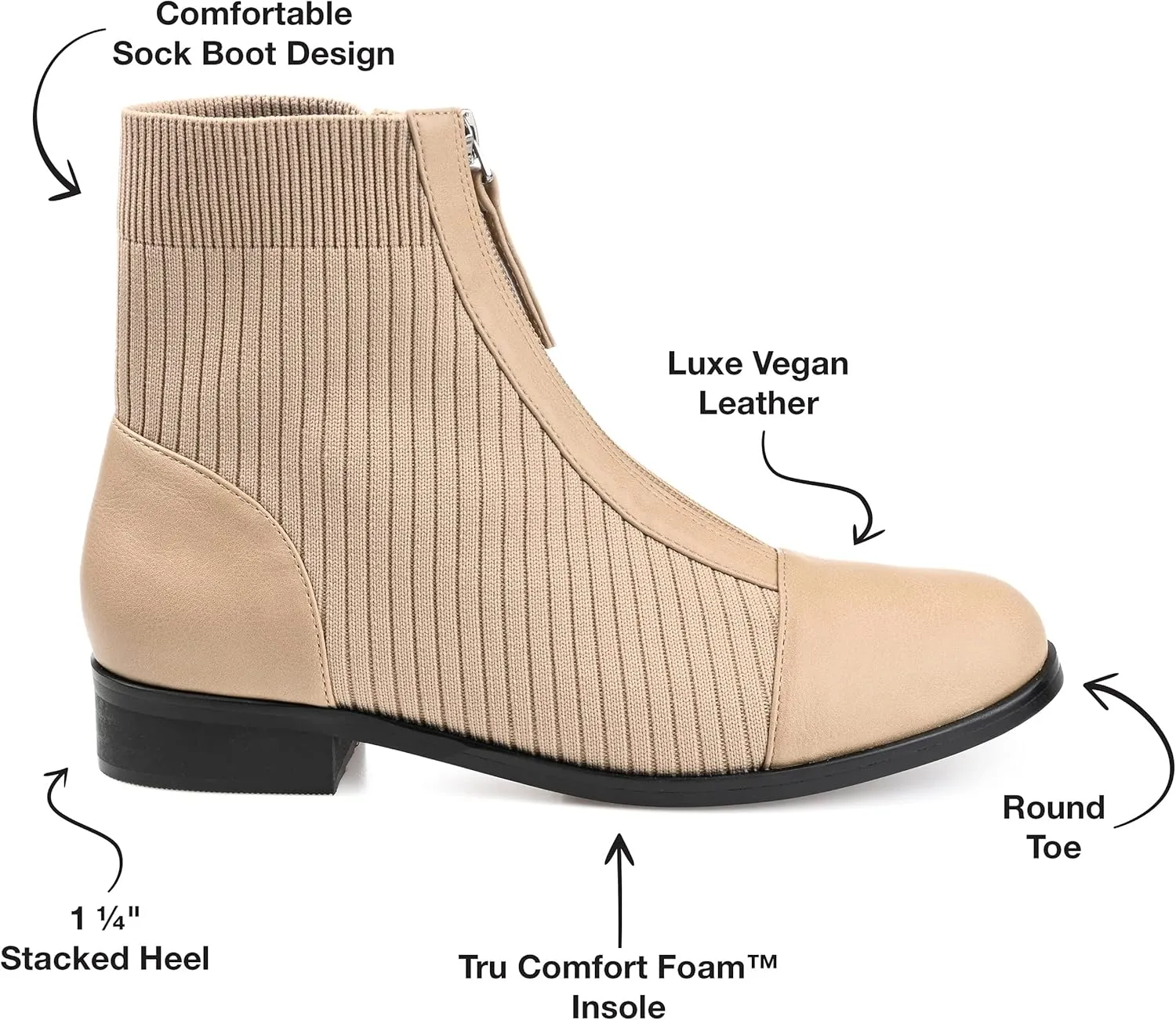 Journee Women's Comfort Foam Bexlie Booties