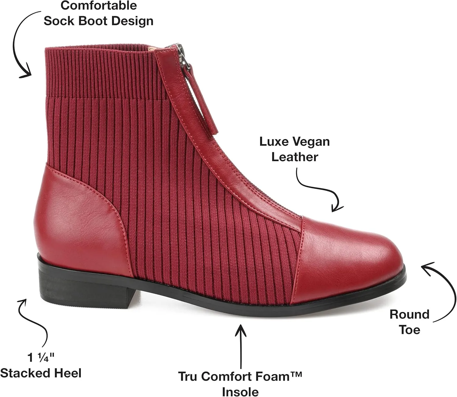 Journee Women's Comfort Foam Bexlie Booties