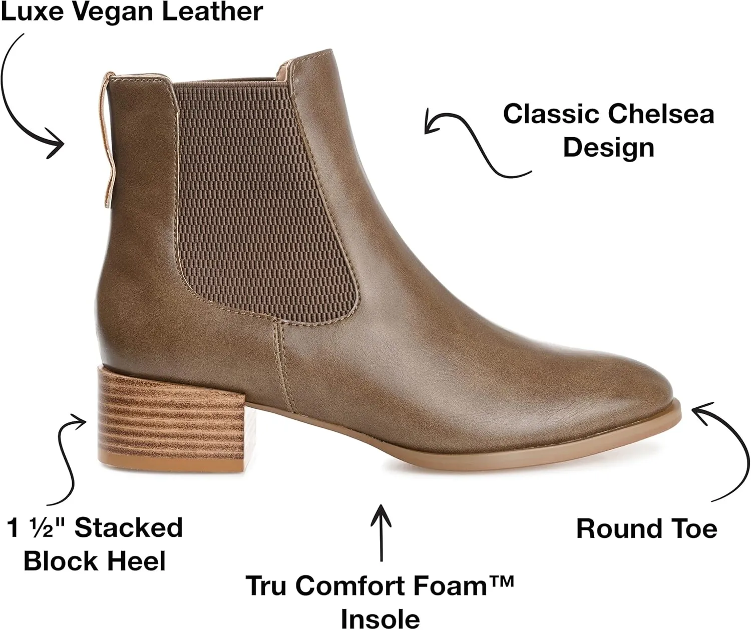 Journee Women's Comfort Foam Chayse Booties