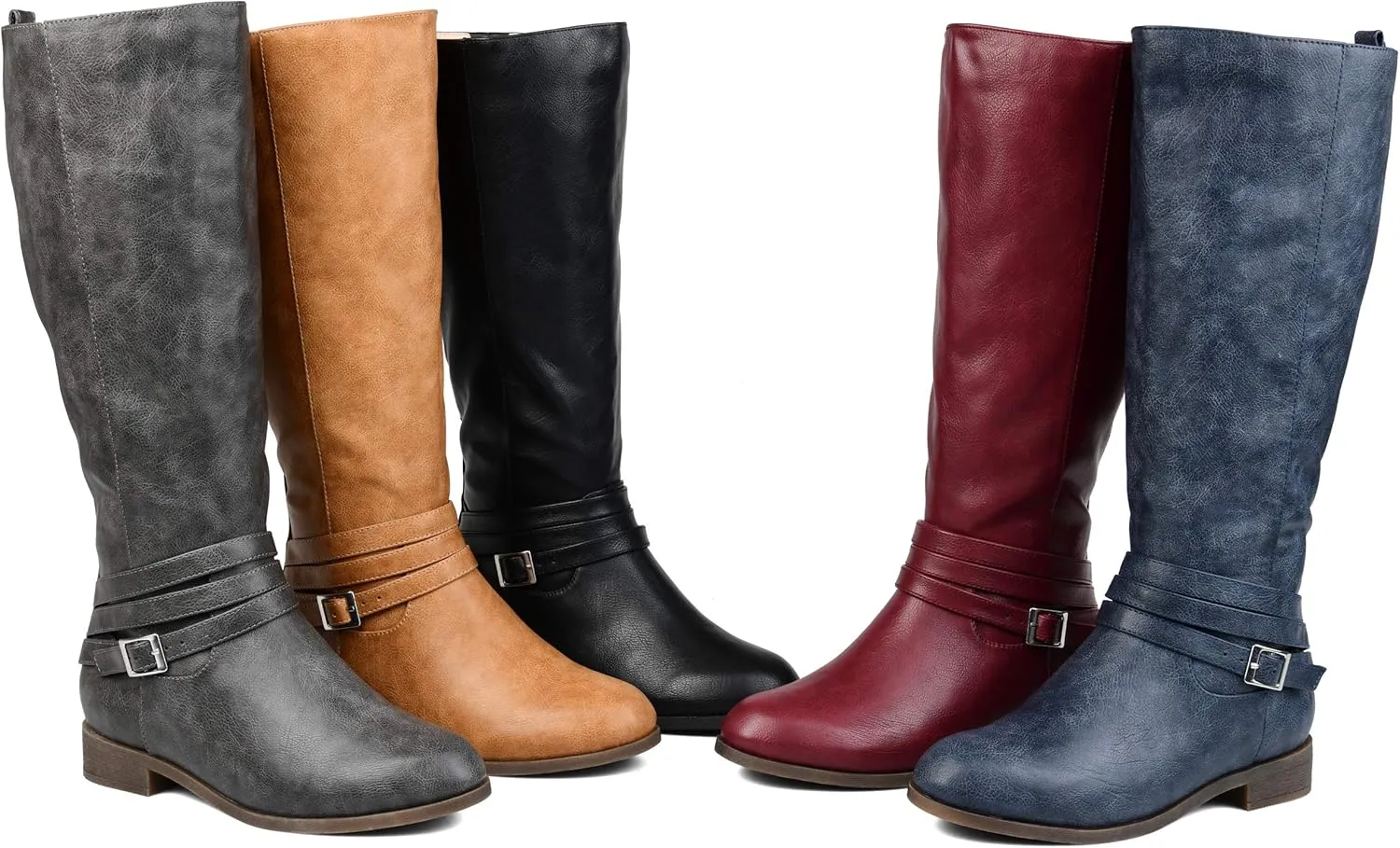 Journee Women's Comfort Foam Extra Wide Calf Ivie Boots