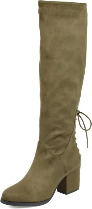 Journee Women's Comfort Foam Extra Wide Calf Leeda Boots