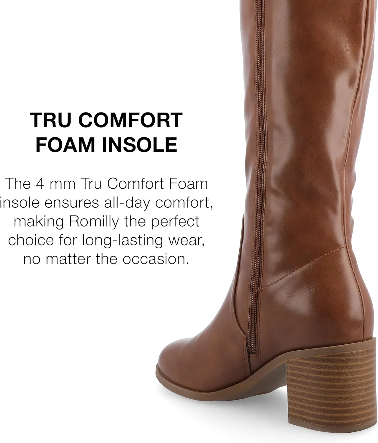 Journee Women's Comfort Foam Romilly Extra Wide Calf Boots