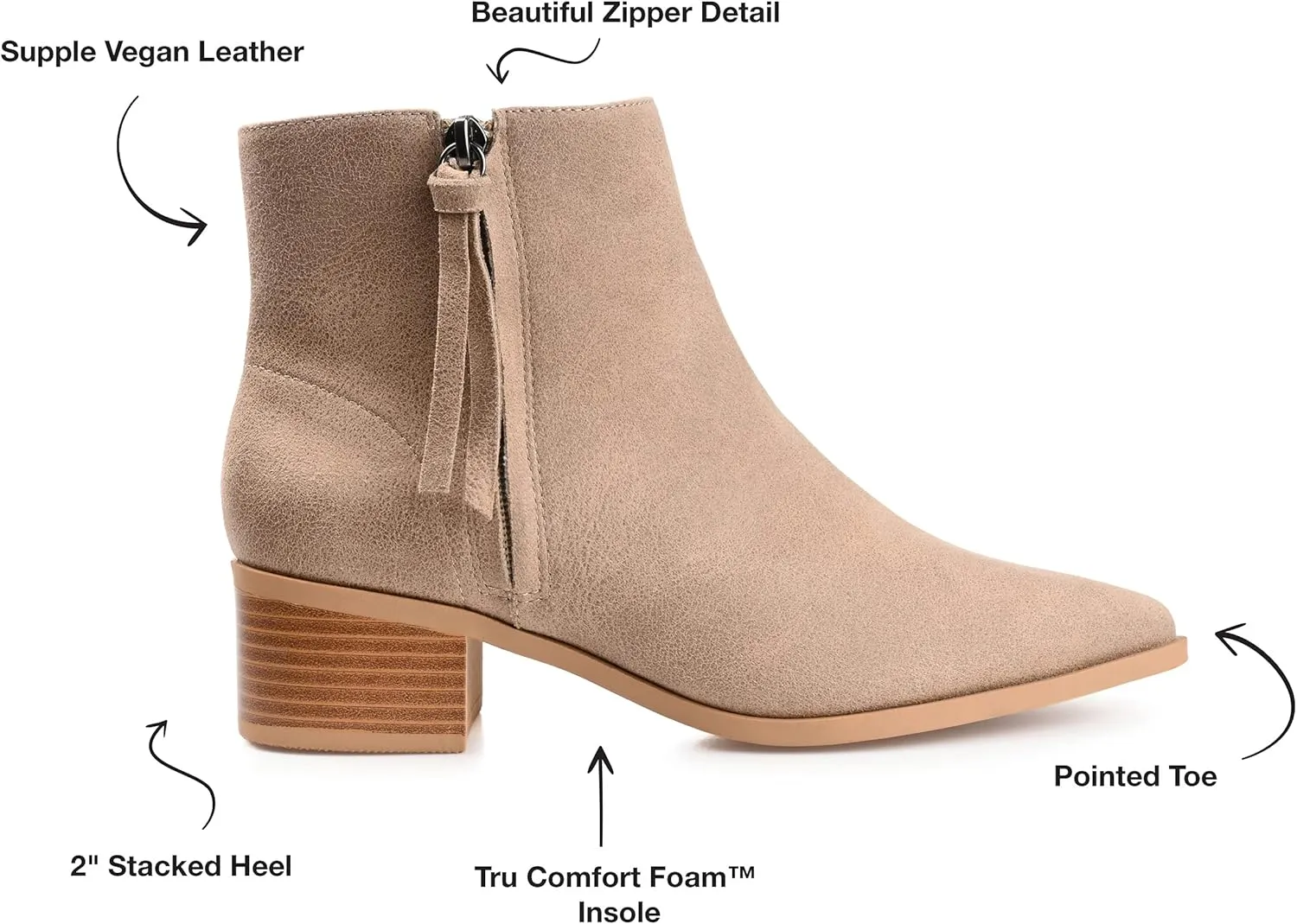 Journee Women's Comfort Foam Sadiya Booties