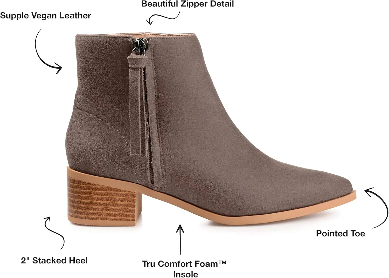 Journee Women's Comfort Foam Sadiya Booties