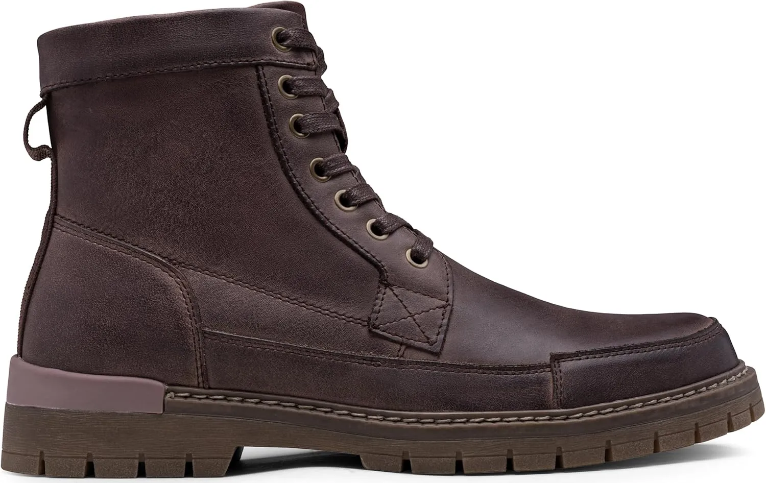 Jousen Men's Boots Chukka Motorcycle Boots Premium Leather Casual Combat Ankle Dress Boot for Men