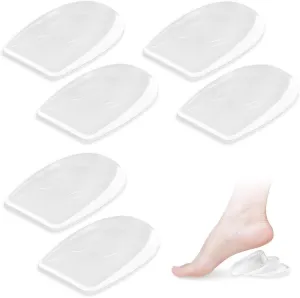Kalevel 3 Pairs Height Increase Insole Men Women Elevator Shoe Heel Lift Inserts Shock Absorption Insoles 1cm for Boots Sneakers