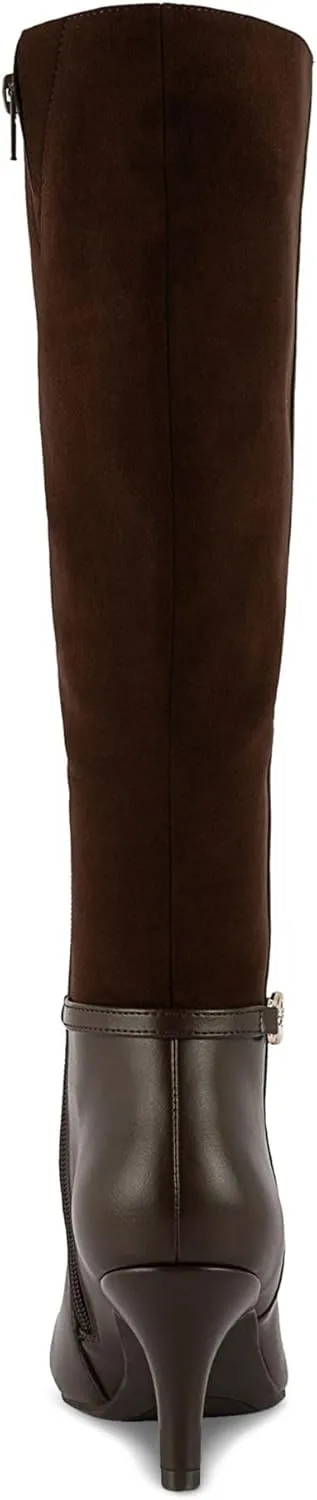 Karen Scott Womens FREYLN Comfort Insole Thigh-High Boots