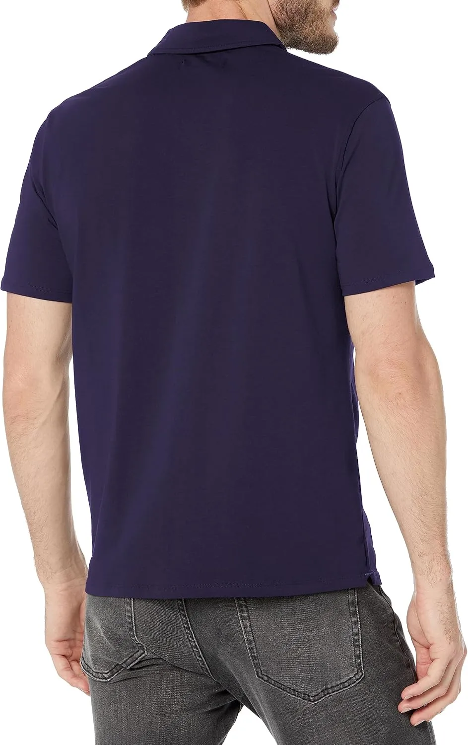 Kenneth Cole Men's 3-Button Slim Fit Knit Polo