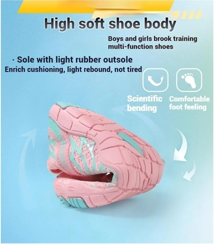 Kids Water Shoes,Boys Girls Barefoot Water Hiking Shoes,Beach Gear for Kids, Lightweight Slip On Walking Sneakers