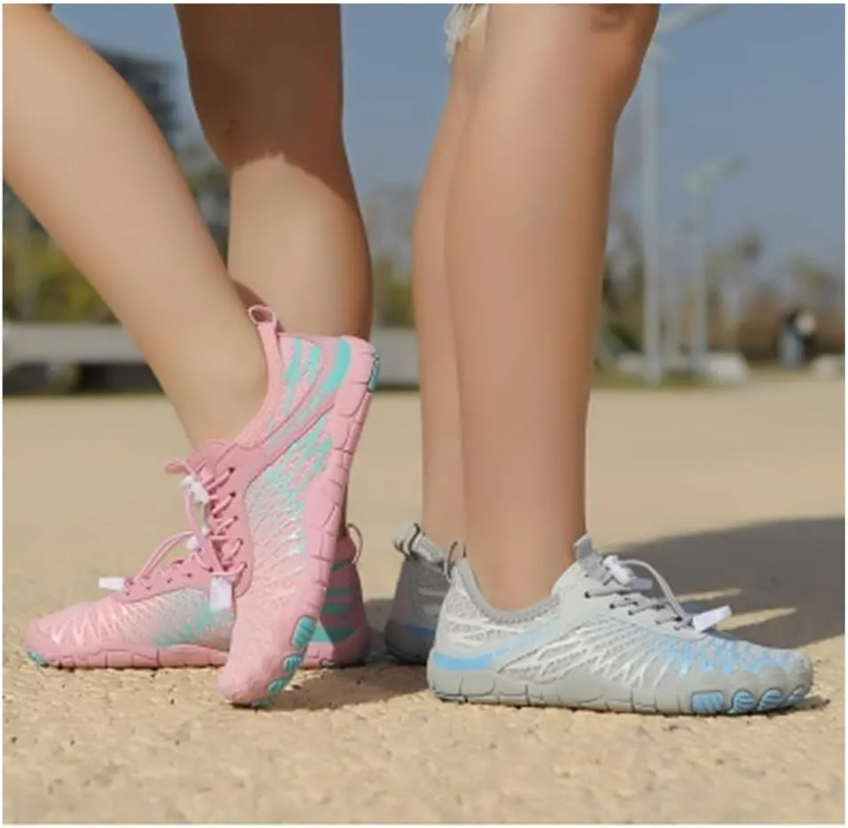 Kids Water Shoes,Boys Girls Barefoot Water Hiking Shoes,Beach Gear for Kids, Lightweight Slip On Walking Sneakers