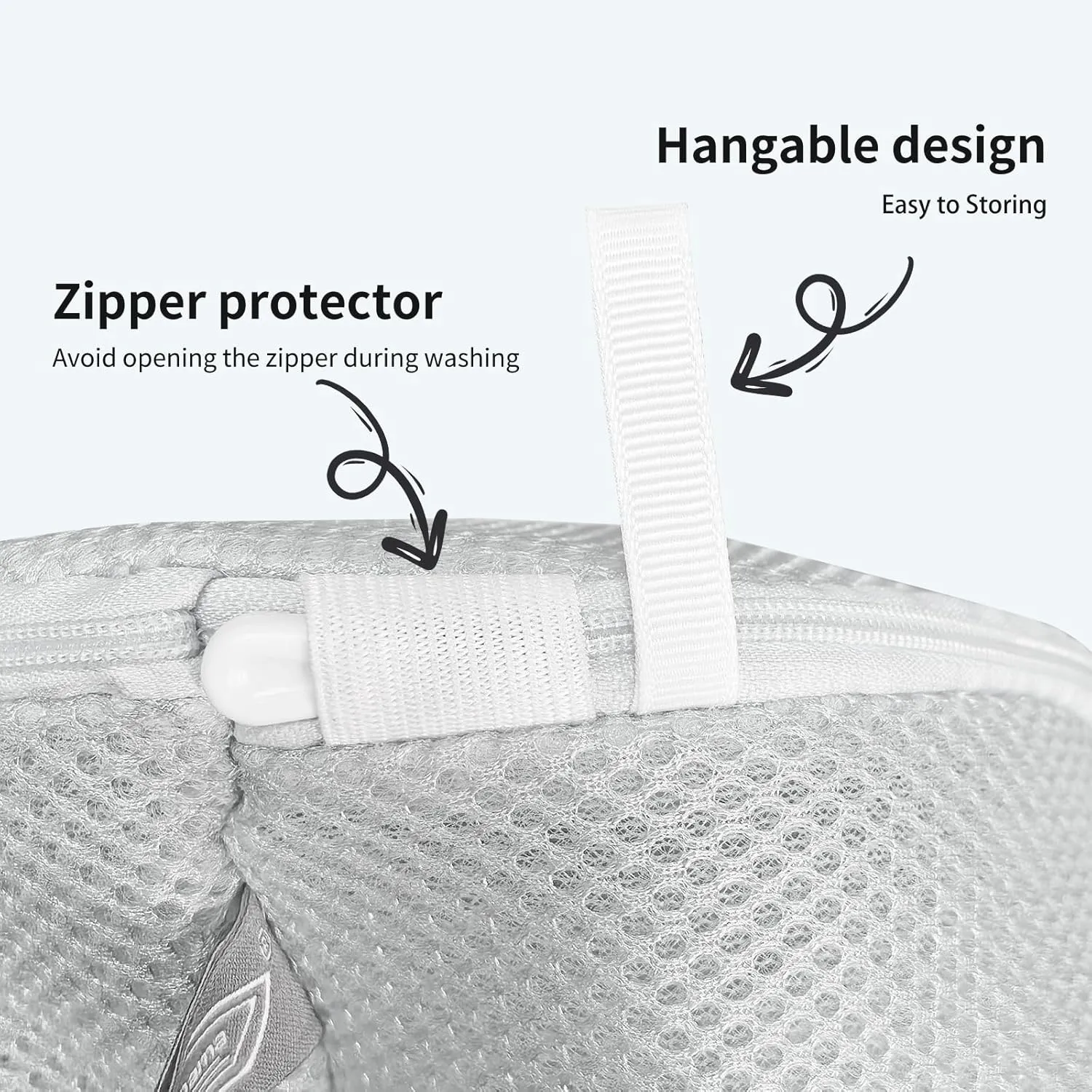 Kimmama Shoe Washing Machine Bag,Laundry Shoes Bags,Sneaker Wash Protector Sack,Sandwish Mesh,Grey,8x15",4 Pack