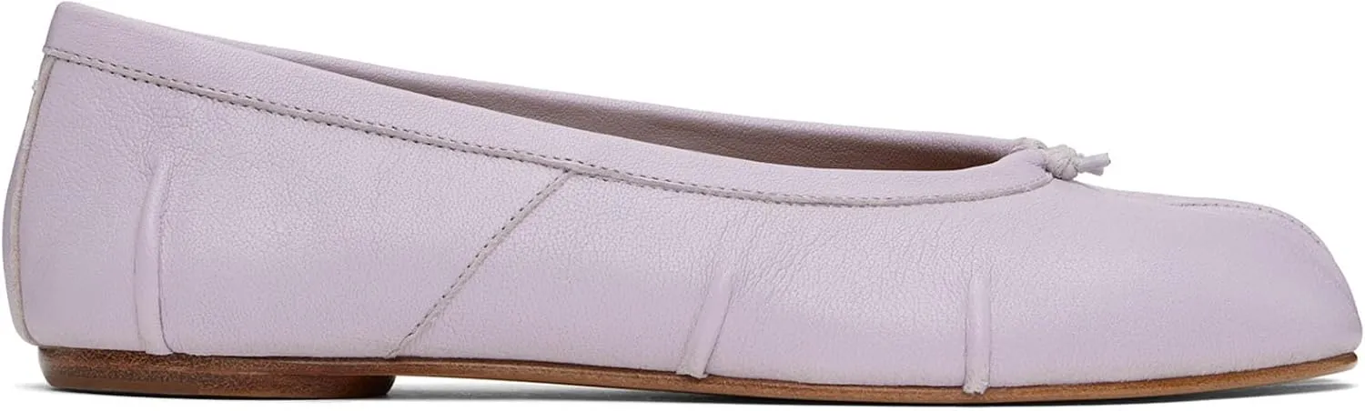 KOKOMOMO Split Toe Ballet Flats for Women Japanese Tabi Shoes Comfortable Flat Ballerina Shoe Low Heel Light Weight Walking Office Dress Shoes
