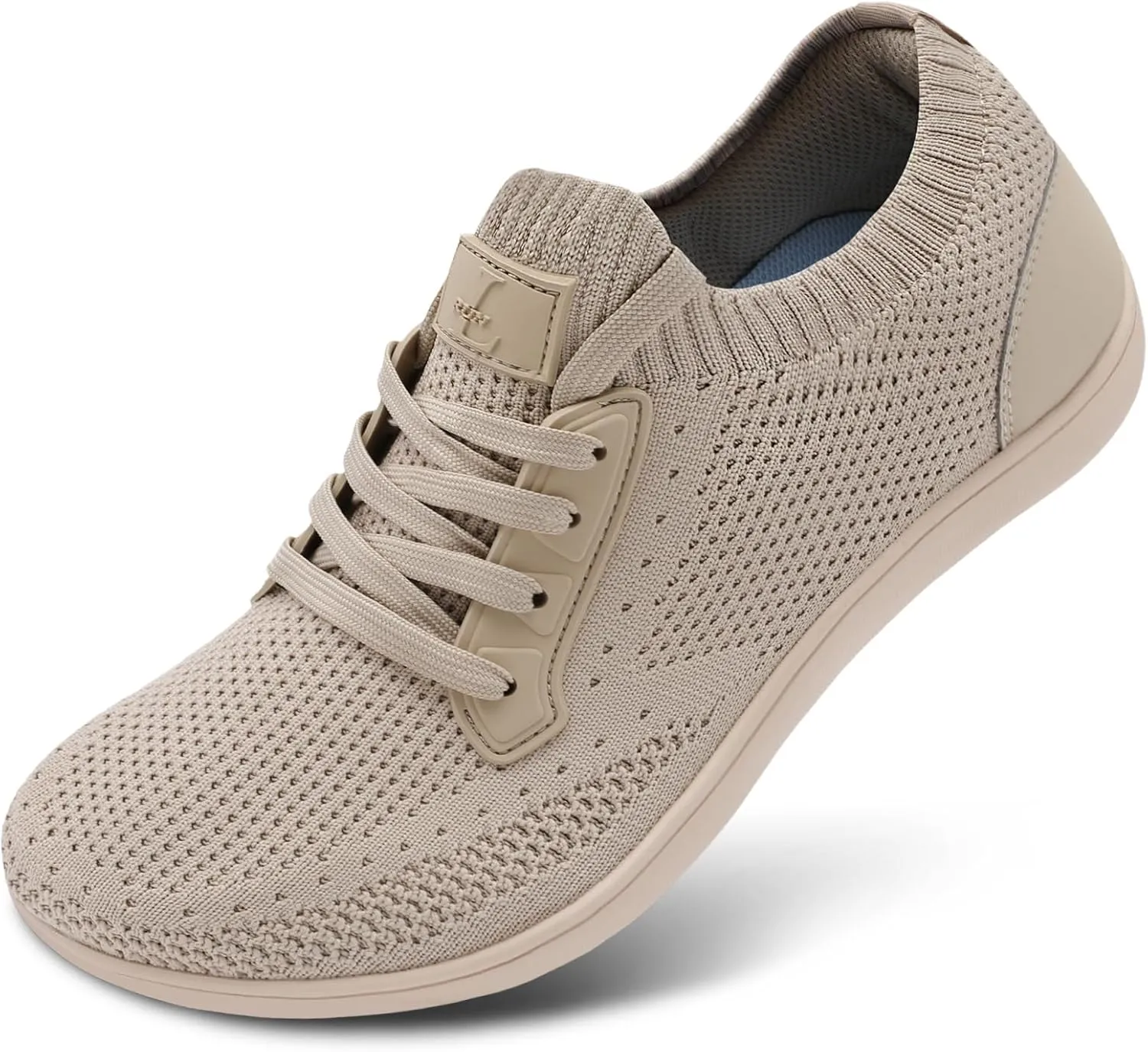 L-RUN Mens Walking Shoes Wide Toe Barefoot Shoes Minimalist Men's Casual Dress Shoes Breathable Zero Drop Fashion Sneakers