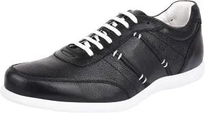 LIBERTYZENO Mens Genuine Leather Adults Cushioned Casual Lace Up Shoes for Prom Graduation
