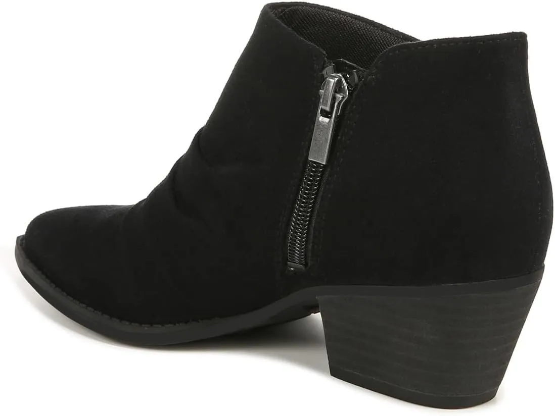 LifeStride Women's Reba Rouched Western Ankle Bootie