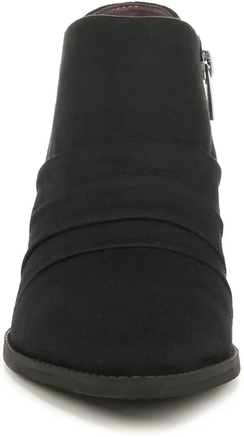 LifeStride Women's Reba Rouched Western Ankle Bootie