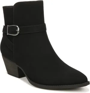 LifeStride Women's Roxanne Western Block Heeled Ankle Bootie