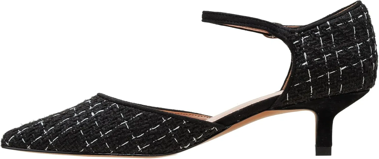 Linea Paolo - Carey - Womens Two-Piece Low Kitten Heel Pumps