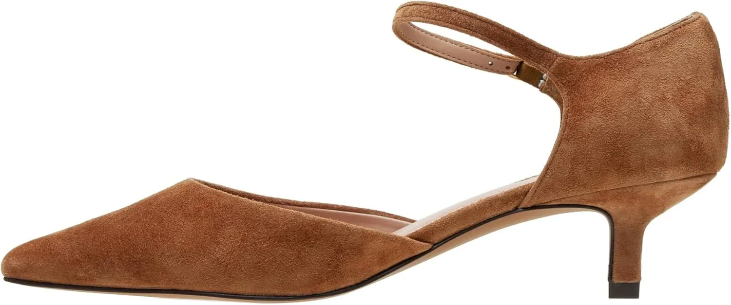 Linea Paolo - Carey - Womens Two-Piece Low Kitten Heel Pumps