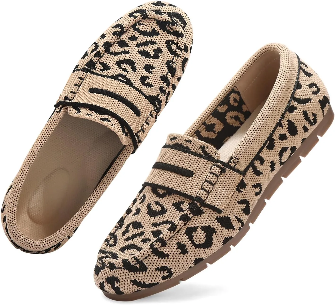 Loafers for Women Comfortable Slip on Work Flats Shoes Womens Dressy Casual Walking Shoes