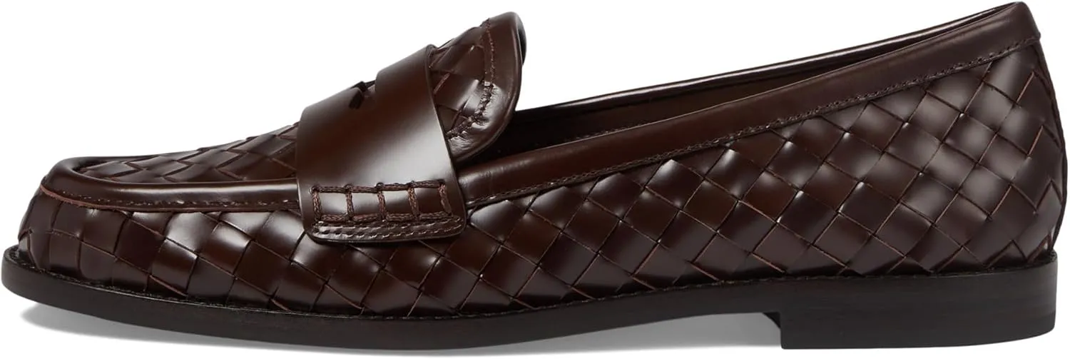 Loeffler Randall Women's Rachel Woven Leather Loafers