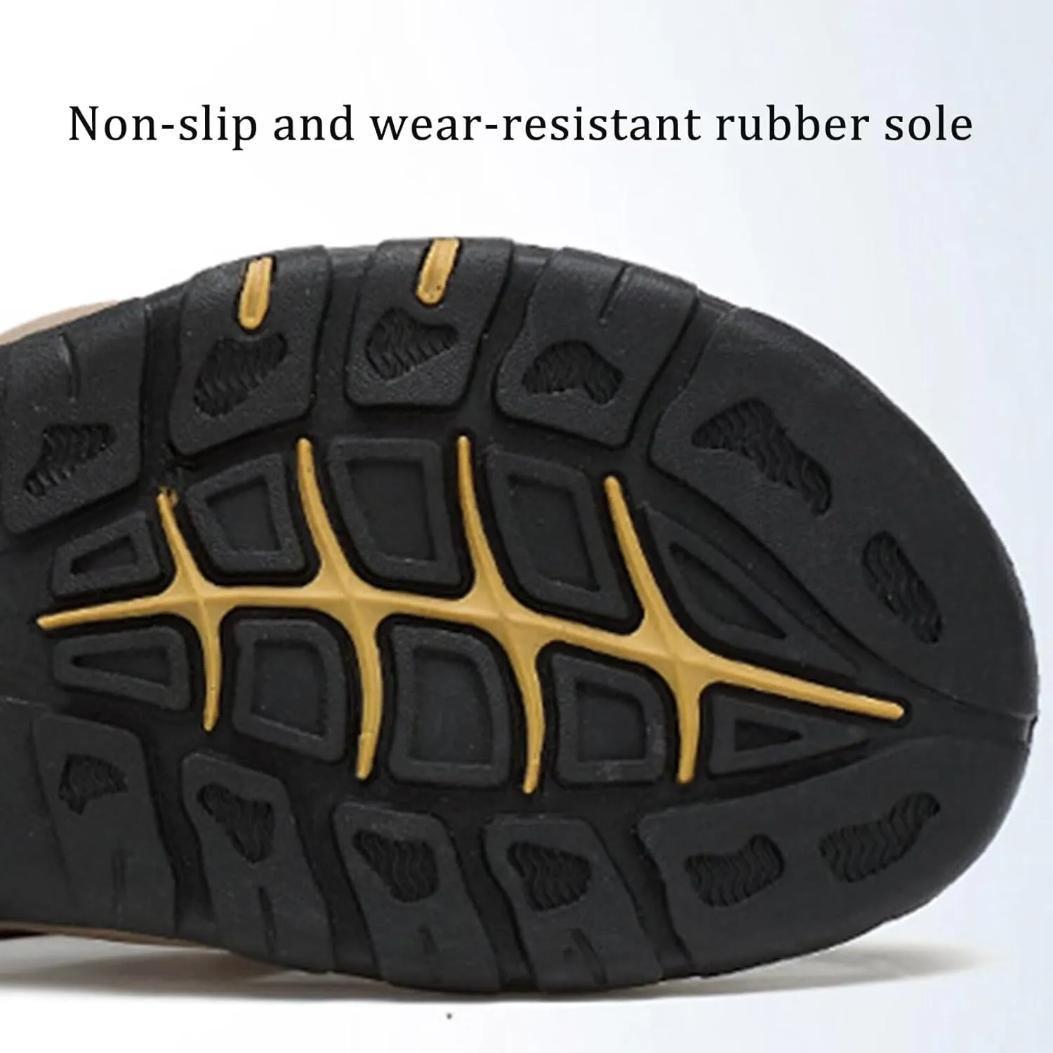 Men's Athletic Sandals - Closed Toe Sport Hiking Outdoor Walking Water Sandals Anti-Slip Cushioning Breathable Summer Fisherman Beach Shoes