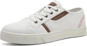 Mens Canvas Sneakers Casual Shoes Low Top Lace Up Shoes