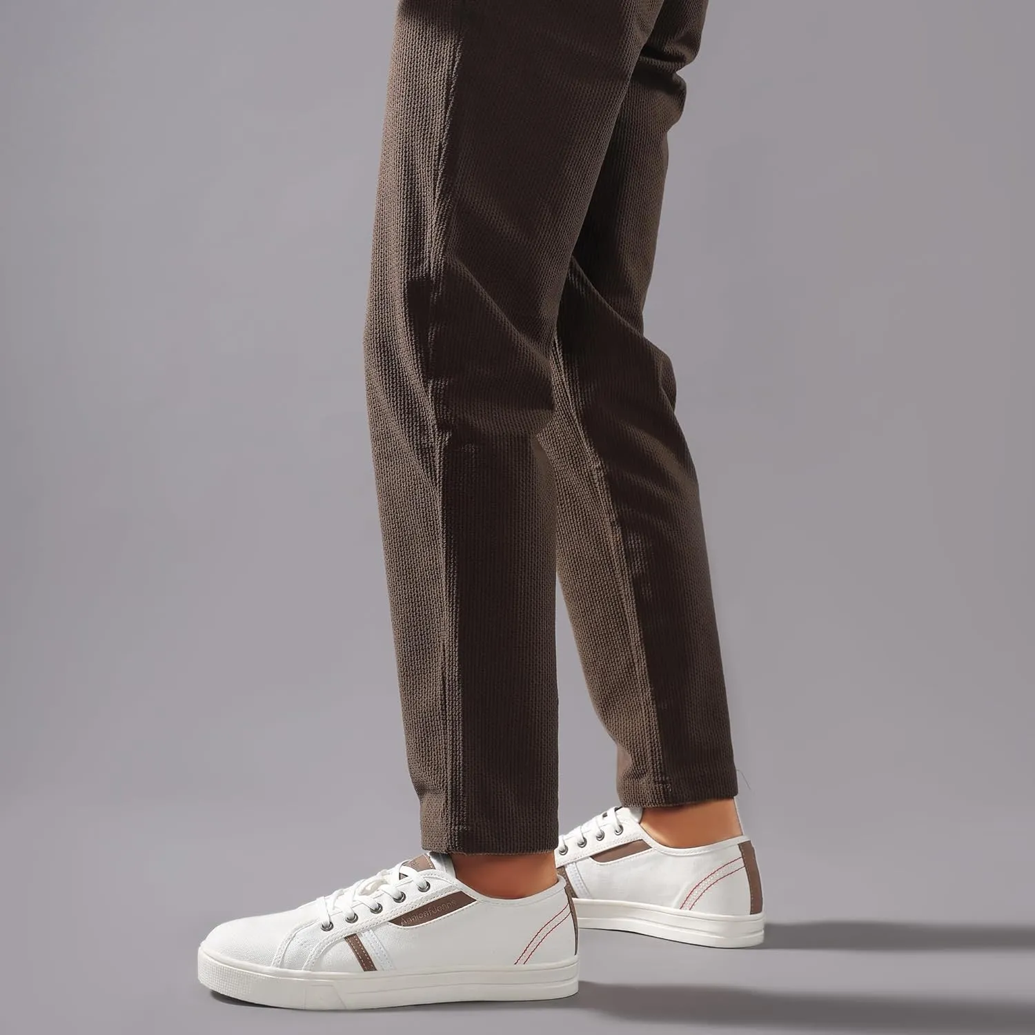 Mens Canvas Sneakers Casual Shoes Low Top Lace Up Shoes