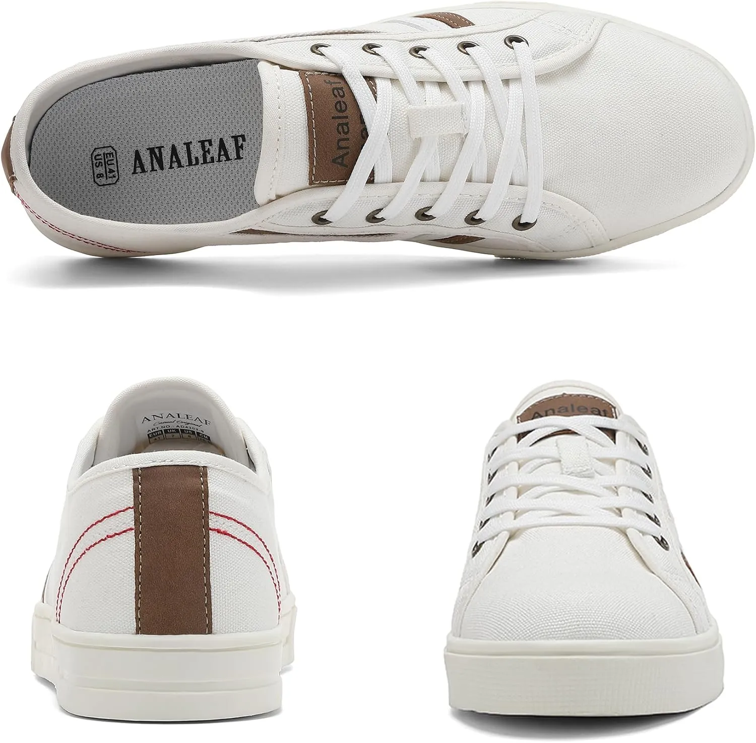 Mens Canvas Sneakers Casual Shoes Low Top Lace Up Shoes