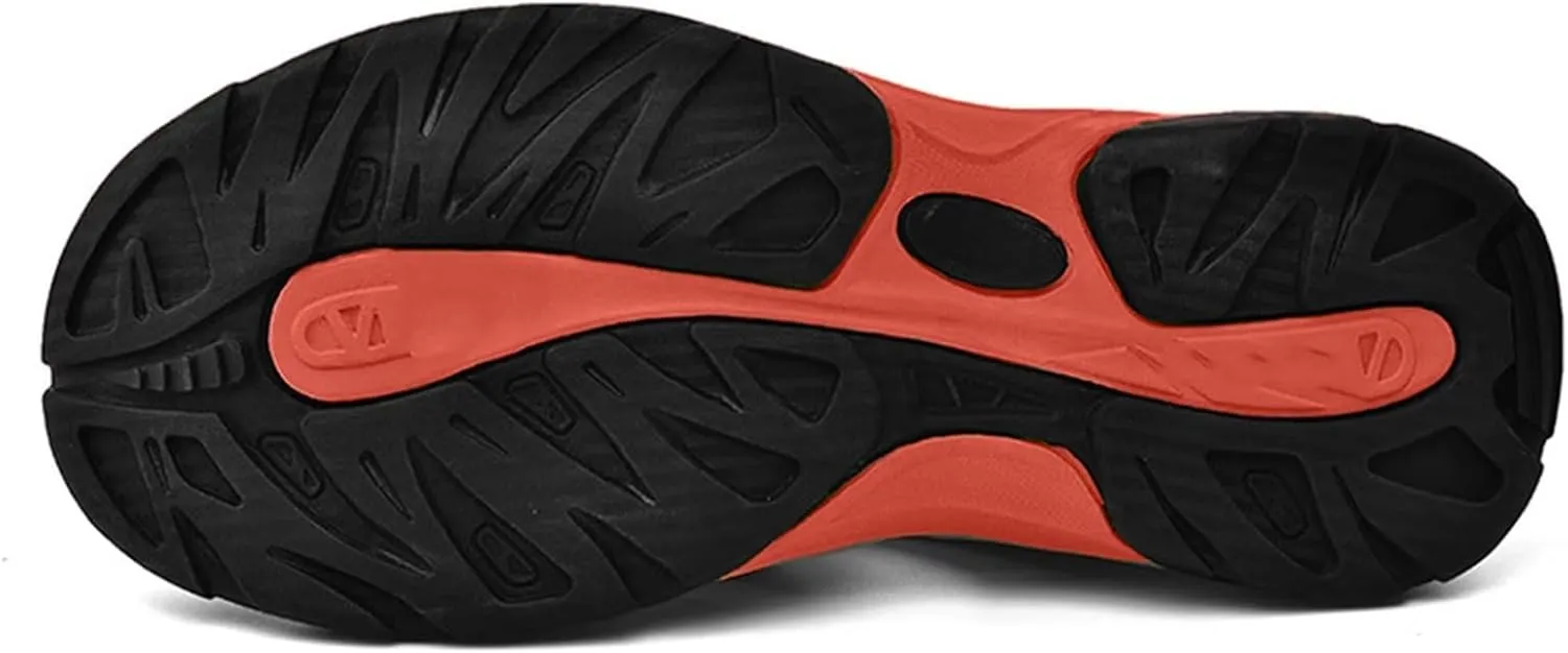 Mens Casual Leather Sandals Closed Toe Beach Shoes Summer Sandals for Hiking Trekking Walking