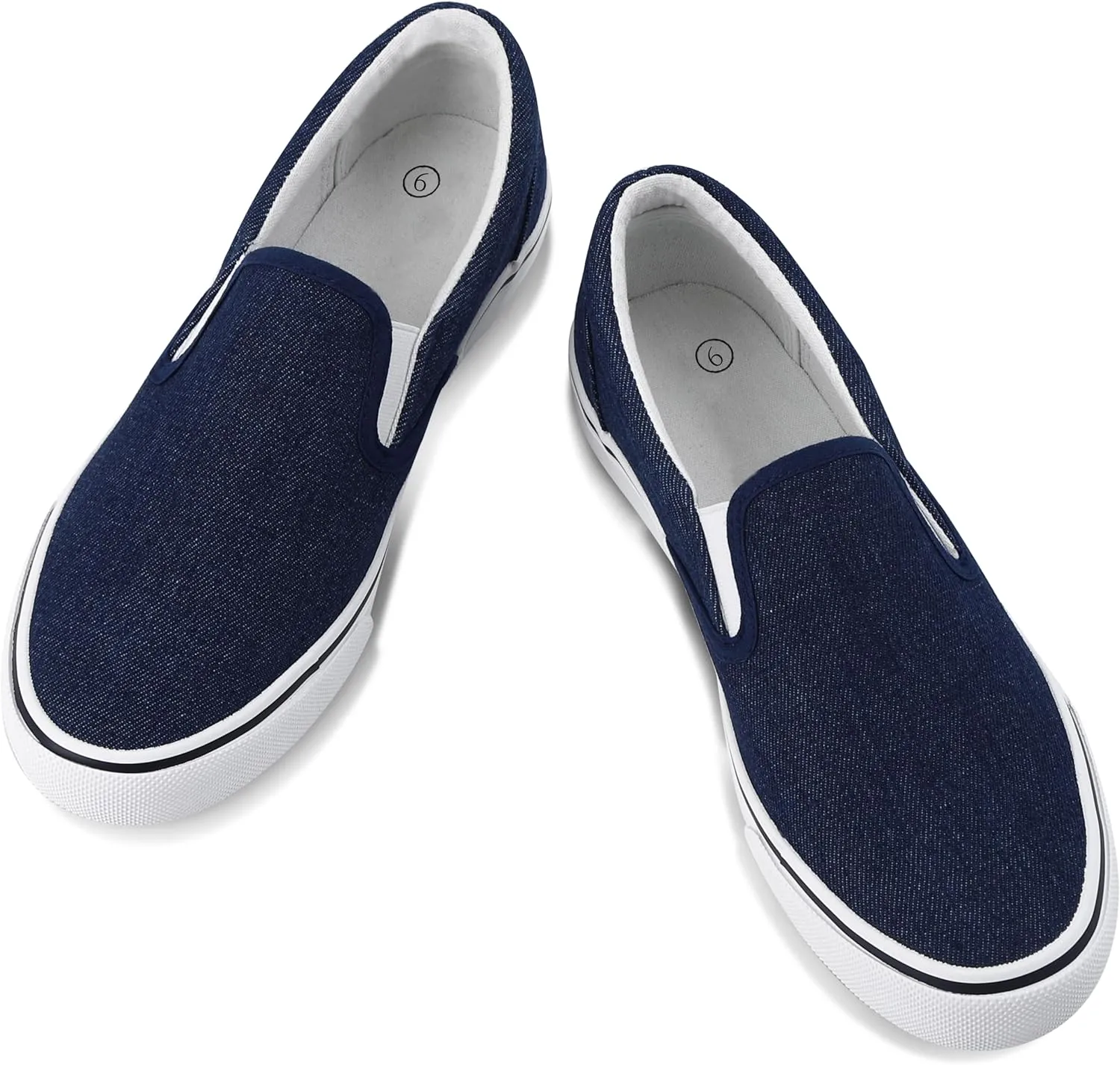 Mens Classic Canvas Shoes Slip on Sneakers Loafers Shoes Casual Fashion Shoes