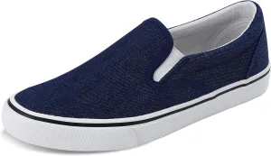 Mens Classic Canvas Shoes Slip on Sneakers Loafers Shoes Casual Fashion Shoes