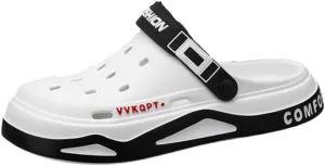 Men's Fashion EVA Slides, Casual Slip-On Clogs with Graphic Pattern, Comfortable Outdoor Sports Sandals with Soft Sole, Breathable EVA Insole and Inner Material