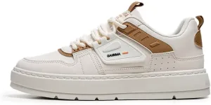 Men's Fashion Streetwear Thick-Soled Skateboarding Sneakers Comfortable Breathable Height Increasing Non-Slip Durable Lace-Up Sneakers for Outdoor Activities Shoes Size 6.5-10