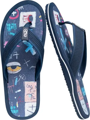 Men's Flip Flops & Sandals with Arch Support - Non-Slip Textured Sole,Waterproof for Beach