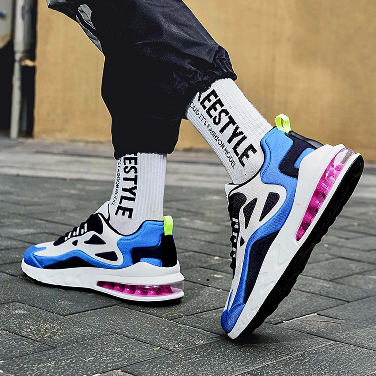 Men's Lightweight Running Shoes Fashion Skateboarding Shoes Outdoor Non-slip Casual Walking Shoes Shoes Comfortable Fashion Sneakers